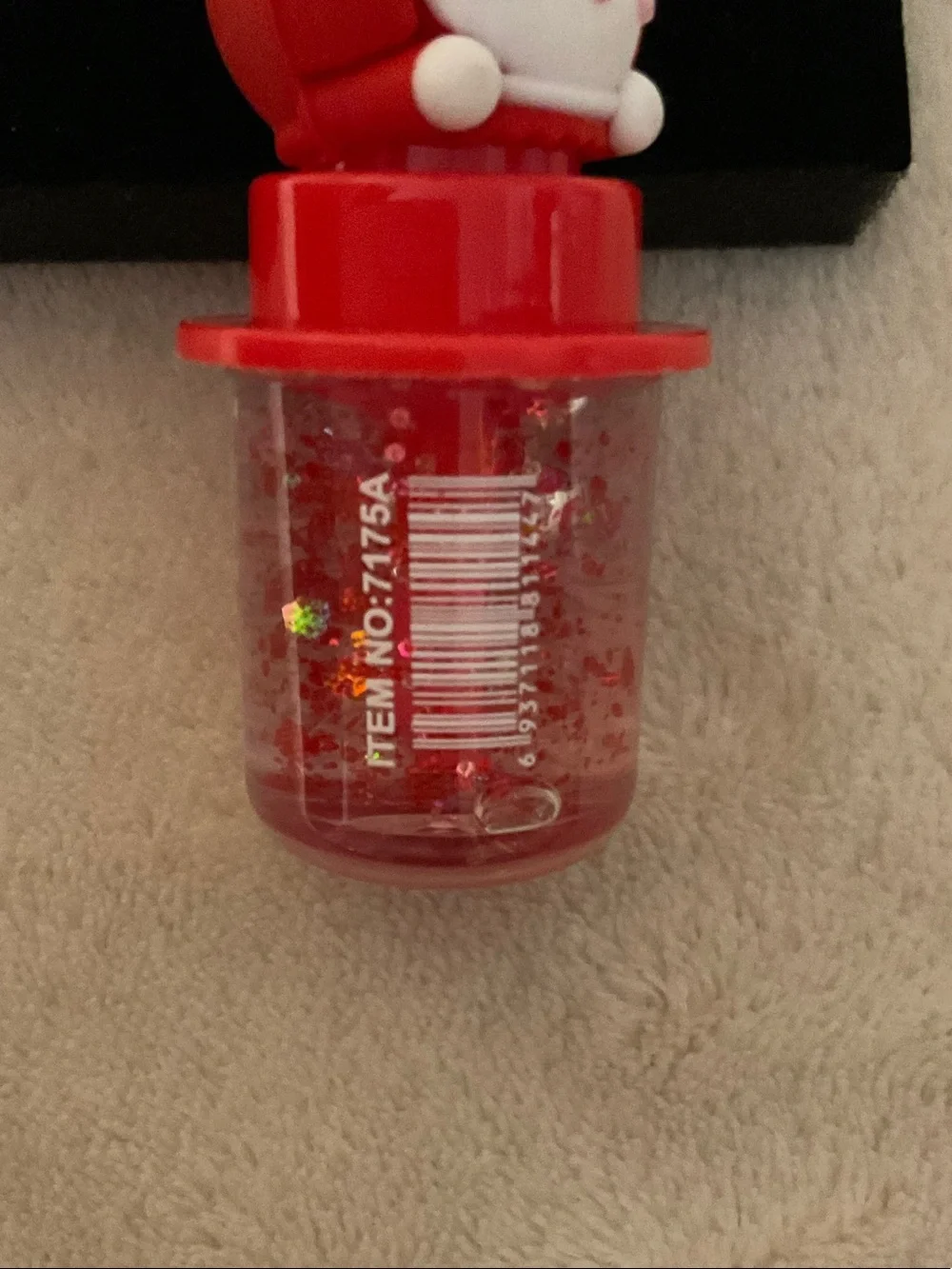 Red Bunny Character Lip Gloss - Shimmery Pink Gloss